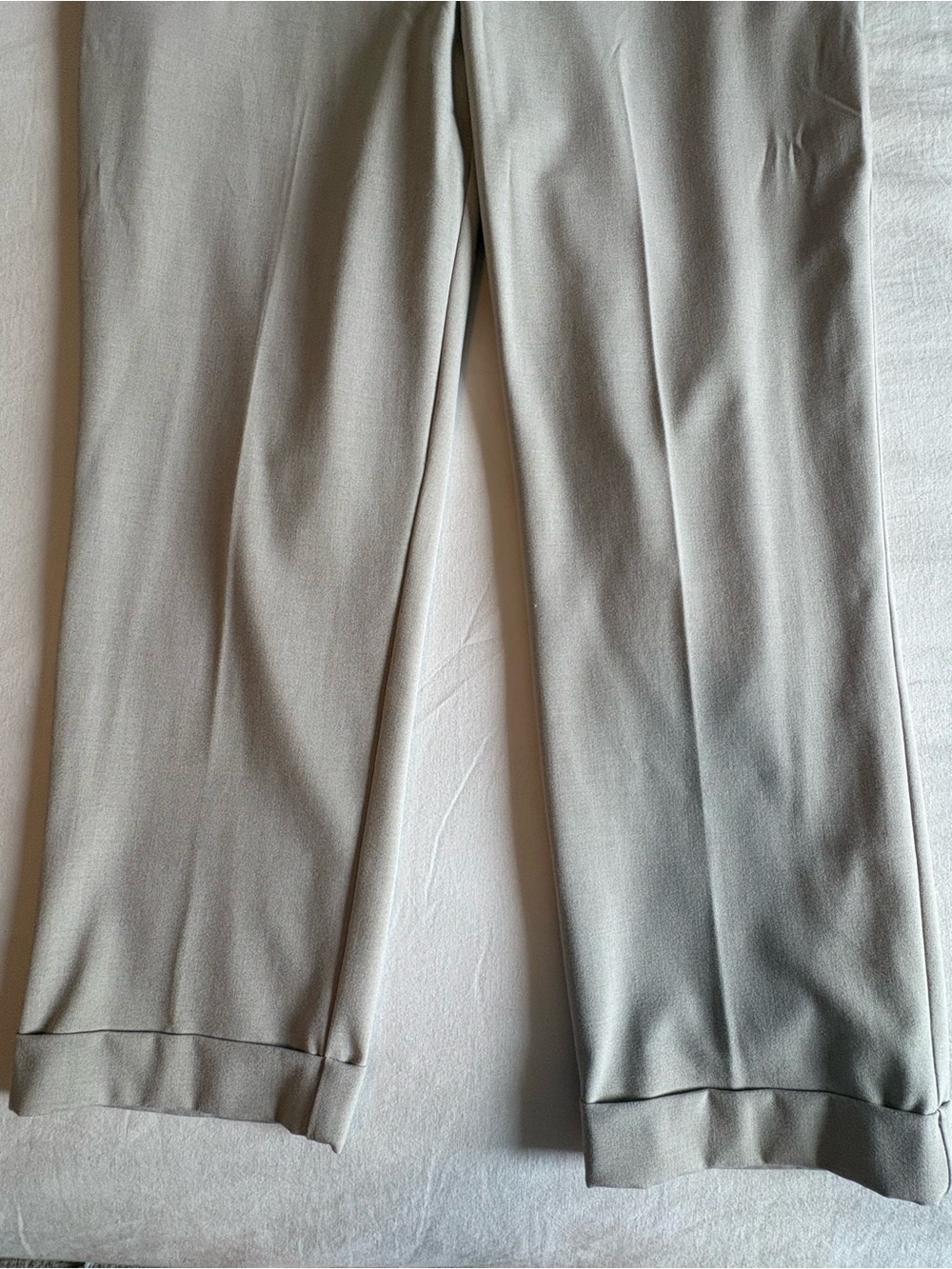 Rachel Zoe Beige Elastic-Waist Dress Pants - Picture 3 of 10